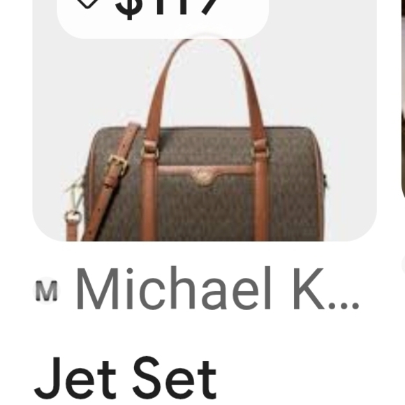 Michael Kors Brown and Tan Briefcase - Picture 1 of 6